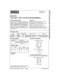 Datasheet NC7SZ19 manufacturer Fairchild