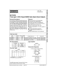 Datasheet NC7SZ38L6X manufacturer Fairchild