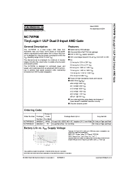 Datasheet NC7WP08 manufacturer Fairchild