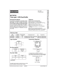 Datasheet NC7WZ16L6X manufacturer Fairchild