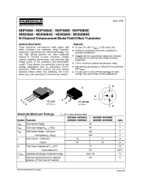 Datasheet NDB508A manufacturer Fairchild