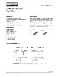 Datasheet NE556 manufacturer Fairchild