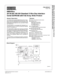 Datasheet NM24WXX производства Fairchild