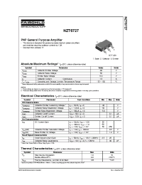 Datasheet NZT6727 производства Fairchild