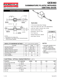 Datasheet QEB363 manufacturer Fairchild