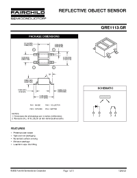 Datasheet QRE1113 manufacturer Fairchild