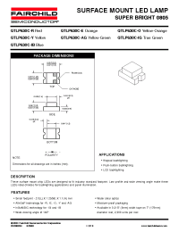 Datasheet QTLP630C-IG manufacturer Fairchild