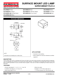 Datasheet QTLP670C-R manufacturer Fairchild