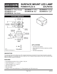 Datasheet QTLP673C-IC manufacturer Fairchild