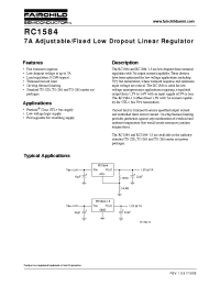 Datasheet RC1584 manufacturer Fairchild