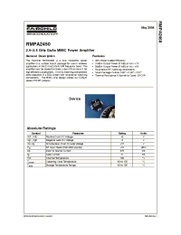 Datasheet RMPA2450 manufacturer Fairchild