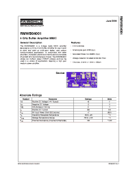 Datasheet RMWB04001 manufacturer Fairchild