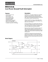 Datasheet RV4141A manufacturer Fairchild