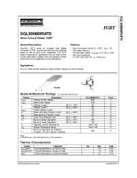 Datasheet SGL50N60RUFD manufacturer Fairchild