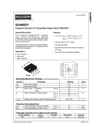 Datasheet SI4466DY manufacturer Fairchild