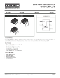 Datasheet SL5504 manufacturer Fairchild
