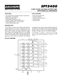 Datasheet SPT5400SCP manufacturer Fairchild