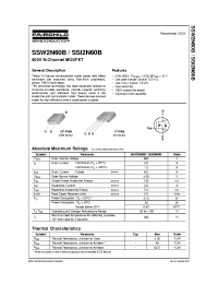 Datasheet SSI2N60B manufacturer Fairchild