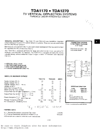 Datasheet TDA1170 manufacturer Fairchild