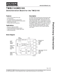 Datasheet TMB2193MS100 manufacturer Fairchild