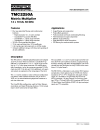 Datasheet TMC2250Ax3 manufacturer Fairchild
