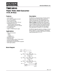 Datasheet TMC3033x30 manufacturer Fairchild