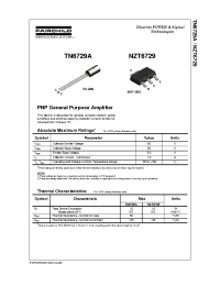 Datasheet TN6729A manufacturer Fairchild