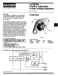 Datasheet UA78HGA производства Fairchild