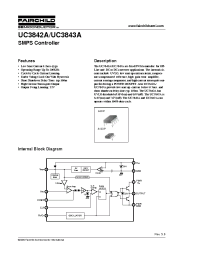 Datasheet UC3842AN manufacturer Fairchild