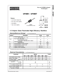 Datasheet UF4003 manufacturer Fairchild