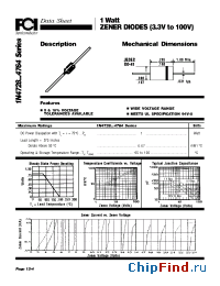 Datasheet 1N4741 производства FCI