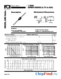 Datasheet 1N5232A manufacturer FCI