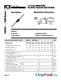 Datasheet 1N5394 manufacturer FCI