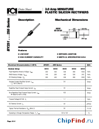 Datasheet BY251...255 manufacturer FCI