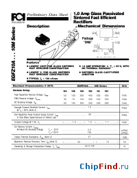 Datasheet EGFZ10B manufacturer FCI