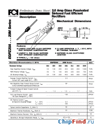 Datasheet EGPZ20D manufacturer FCI