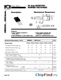 Datasheet FBR5030...5060 manufacturer FCI