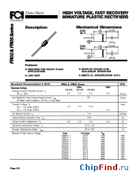 Datasheet FR02 manufacturer FCI