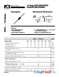 Datasheet FR10...110 manufacturer FCI