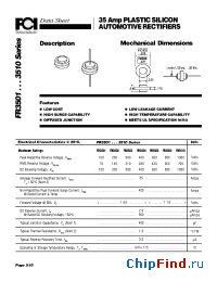 Datasheet FR3503 manufacturer FCI