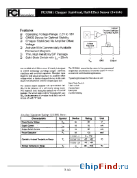 Datasheet FUS5881EEUA manufacturer FCI