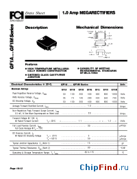 Datasheet GF1B manufacturer FCI