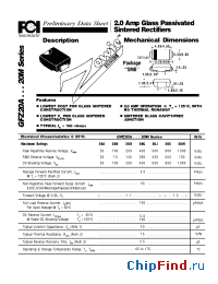 Datasheet GFZ20D manufacturer FCI