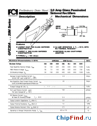 Datasheet GPZ20A manufacturer FCI