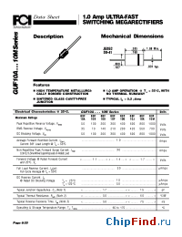 Datasheet GUF10B manufacturer FCI