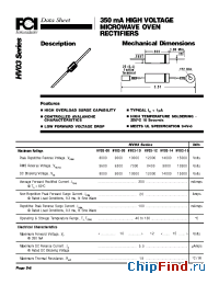 Datasheet HV03 manufacturer FCI