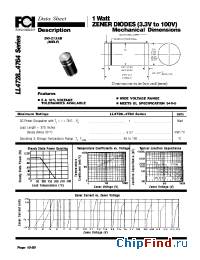 Datasheet LL4731 manufacturer FCI