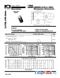 Datasheet LL4732 manufacturer FCI