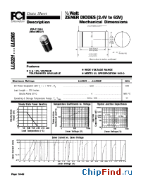 Datasheet LL5221 manufacturer FCI