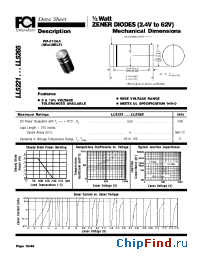 Datasheet LL5222B manufacturer FCI